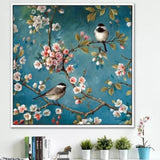 Schilderen op Nummer Vogels met Bloemen Painting Expert 