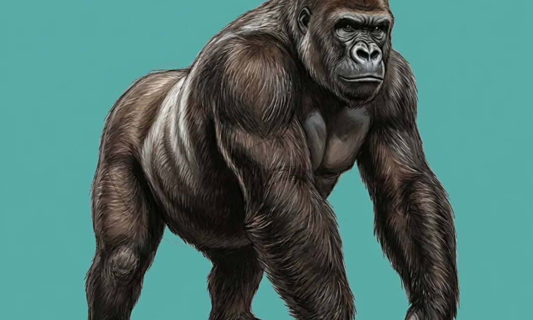 Gorilla tekenen: Leer stap voor stap een realistische gorilla maken