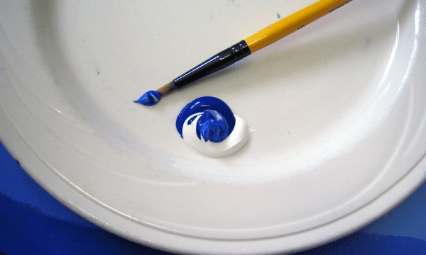 Penselen voor het schilderen met acrylverf