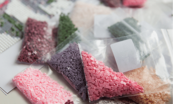 Diamond painting bewaren