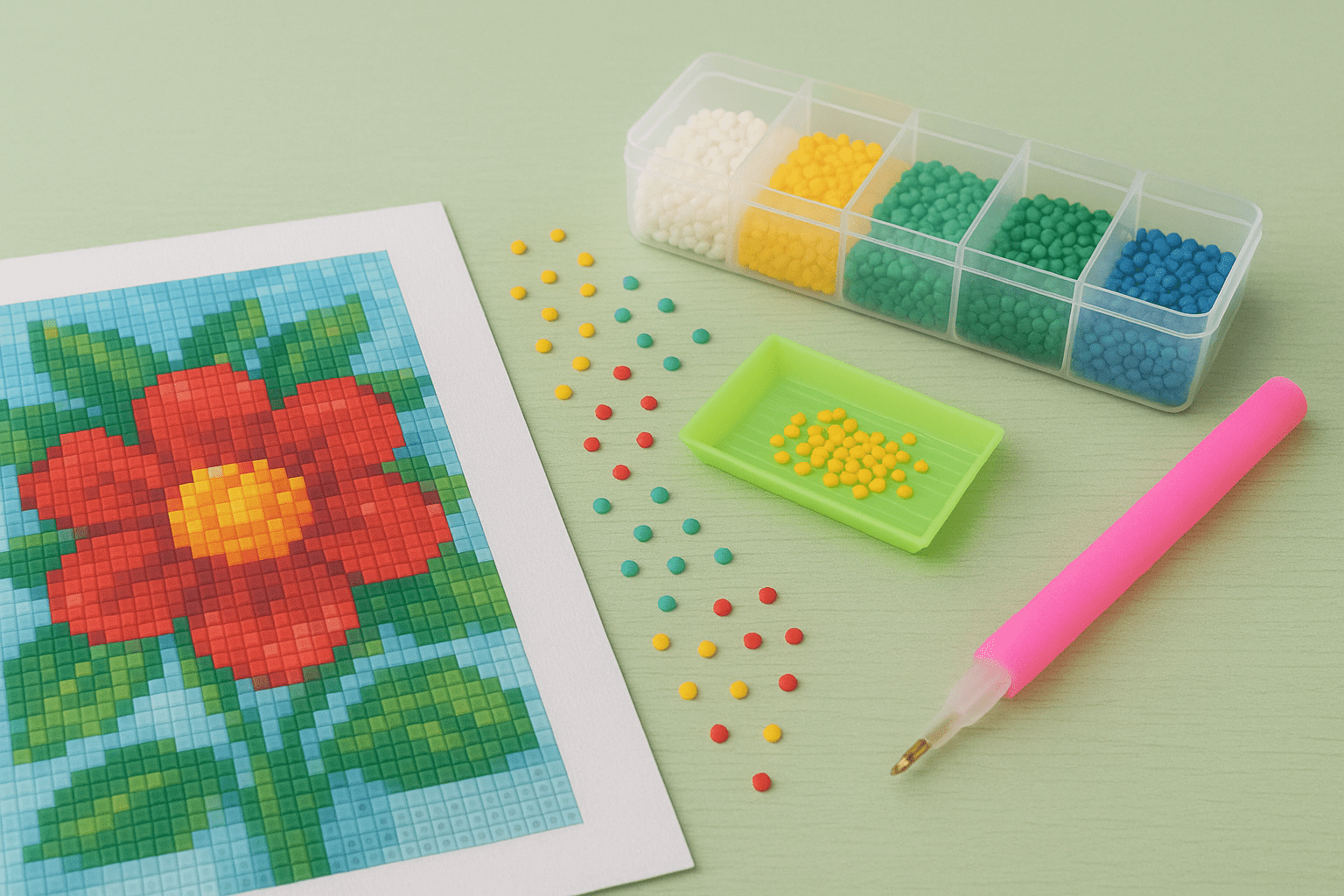 Diamond Painting voor volwassenen: ontspanning, techniek en creatieve inspiratie