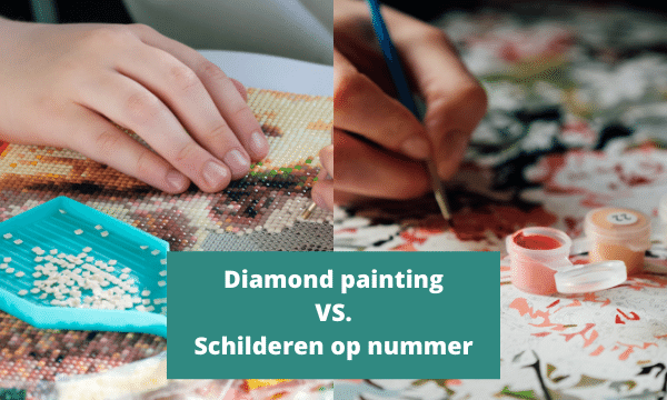 Diamond painting vs. schilderen op nummer