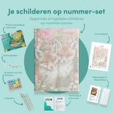Schilderen op nummer 2 Baby Vosjes