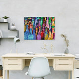 Schilderen op nummer Abstracte Flessen
