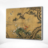 Diamond Painting Bloei onder de oude den Japan