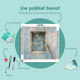 Diamond Painting Bloeiend Venster naar het Verleden