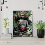 Diamond Painting Boeddha Lotusbloem