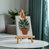 Boho Lijn Kunst & Natuur - Schilderen op Nummer Mini Set van 6