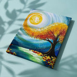 Schilderen op Nummer Boom in Kunstzinnige Stijl