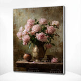 Diamond Painting Brocante Roze Pioenen