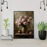 Diamond Painting Brocante Roze Pioenen