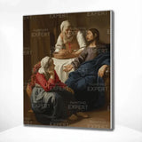 Schilderen op Nummer Christus in het huis van Martha en Maria