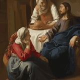 Schilderen op Nummer Christus in het huis van Martha en Maria