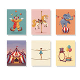 Circus Spektakel - Schilderen op Nummer Mini Set van 6