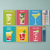 Cocktailcollectie - Schilderen op Nummer Mini Set van 6