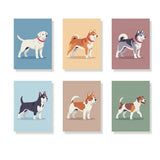 De Dog Days-collectie - Schilderen op Nummer Mini Set van 6