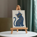 De Mod Cats-collectie - Schilderen op Nummer Mini Set van 6