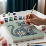 De Mod Cats-collectie - Schilderen op Nummer Mini Set van 6