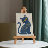 De Mod Cats-collectie - Schilderen op Nummer Mini Set van 6