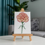 De taal van bloemen - Schilderen op Nummer Mini Set van 6