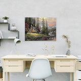 Diamond Painting Dennenbomen
