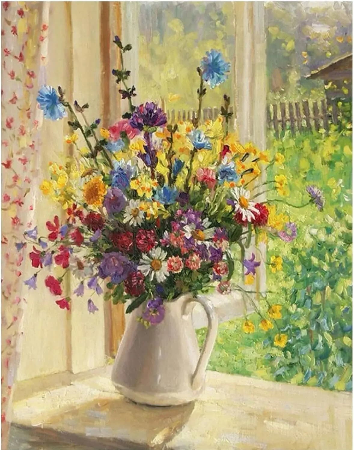 Diamond Painting Boeket Raam