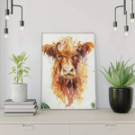 Diamond Painting Bruine Schotse Hooglander