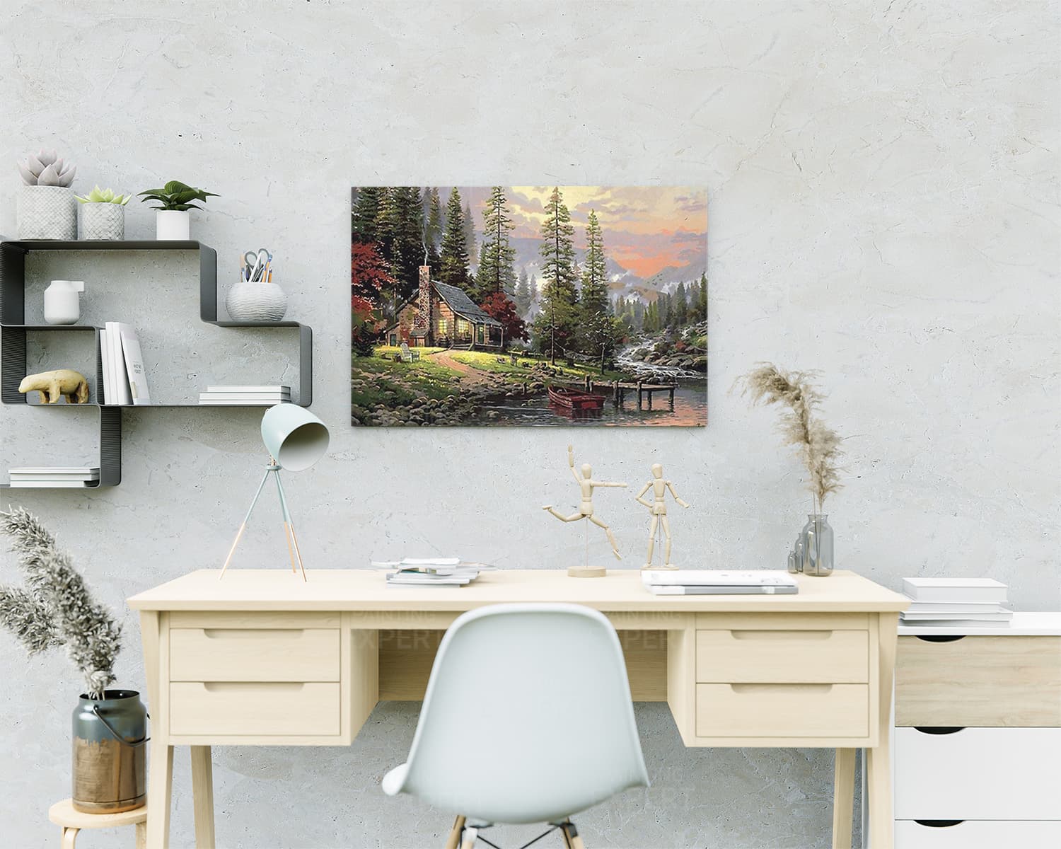 Diamond Painting Dennenbomen
