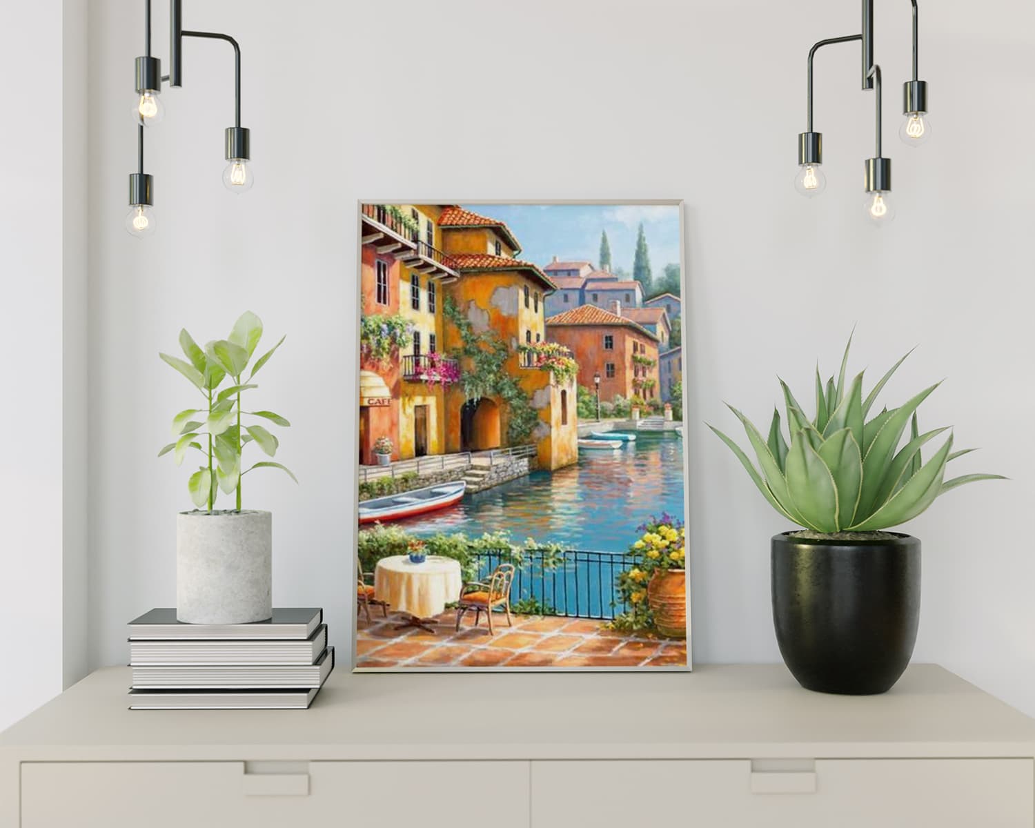 Diamond Painting Mooie Stad