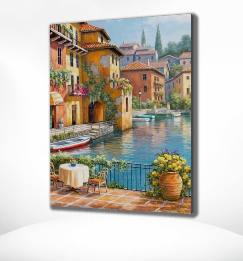 Diamond Painting Mooie Stad