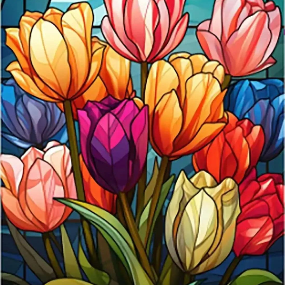 Diamond Painting Prachtige Tulpen