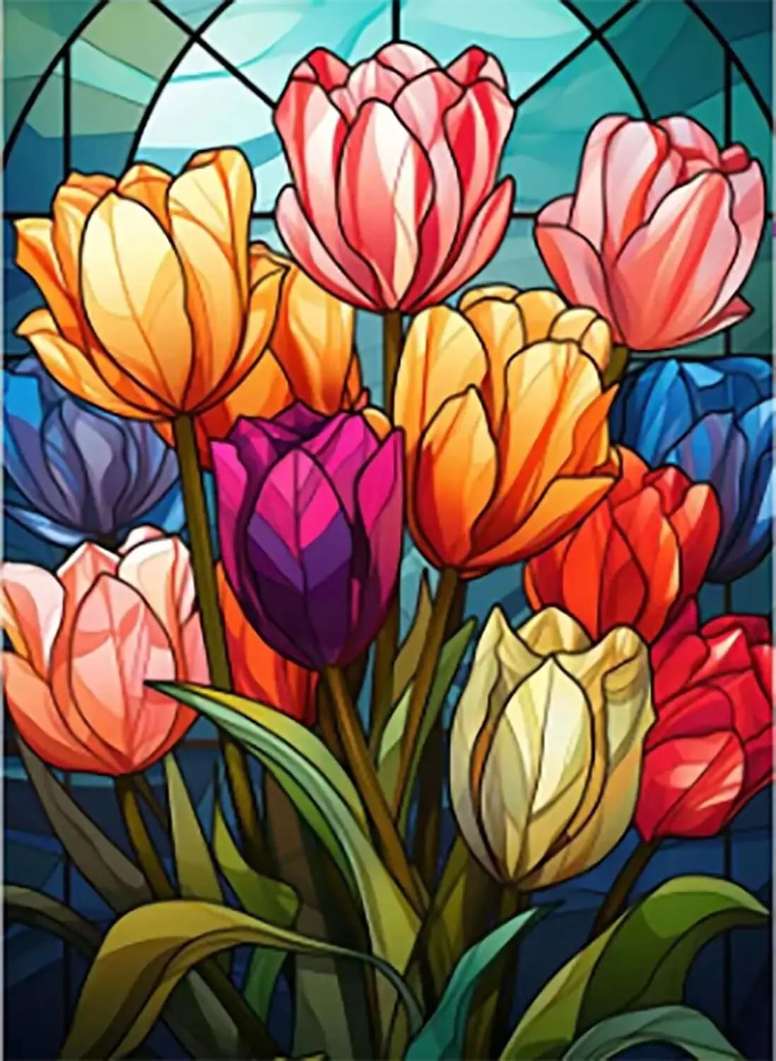 Diamond Painting Prachtige Tulpen