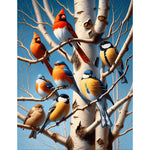 Diamond Painting Vogels in een Boom