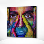 Diamond Painting Vrouw met Verfspetters