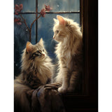 Diamond Painting Twee Katten