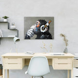 Diamond Painting Aap met Koptelefoon