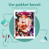 Diamond Painting Abstracte Vrouw