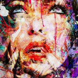 Diamond Painting Abstracte Vrouw