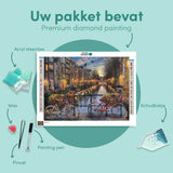 Diamond Painting Amsterdamse Grachten