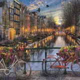 Diamond Painting Amsterdamse Grachten