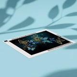 Diamond Painting Blauwe en Gouden Vlinders