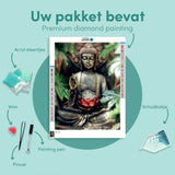 Diamond Painting Boeddha Lotusbloem
