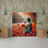 Diamond Painting Boeddha Lotusbloem