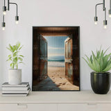 Diamond Painting Deur naar Strand