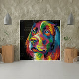 Diamond Painting Gekleurde Labrador