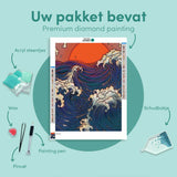 Diamond Painting Golven met Zon