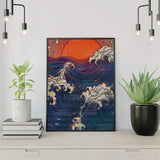 Diamond Painting Golven met Zon