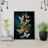 Diamond Painting Gouden Vlinders
