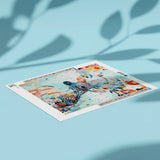 Diamond Painting Hert met Bloemen