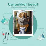 Diamond Painting Hond WC